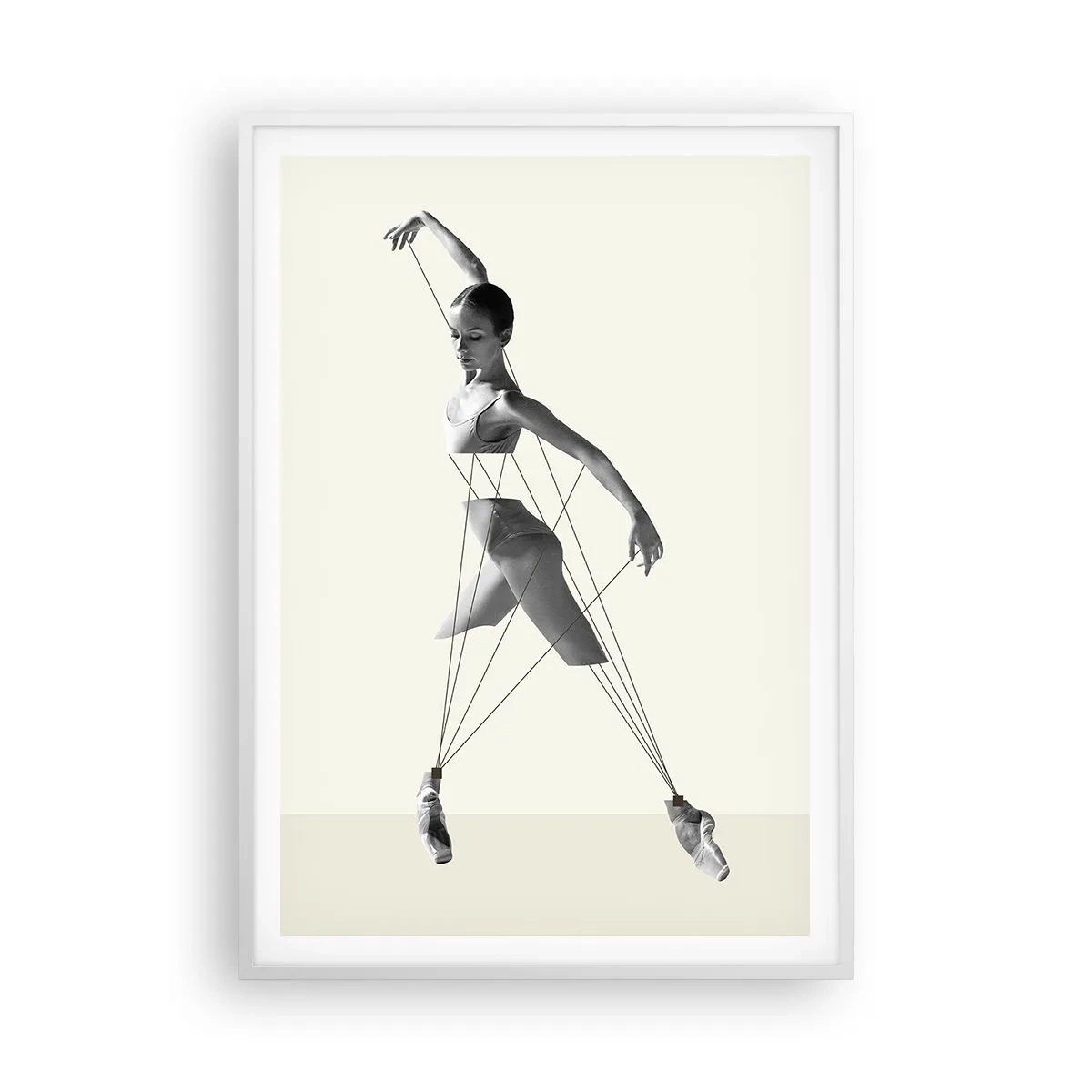 Plagát v bielom ráme - V divadle sveta - 70x100 cm