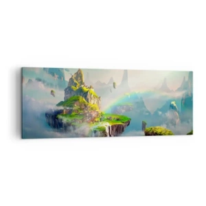 Obraz na plátne - Uprostred neba - šťastné ostrovy - 140x50 cm