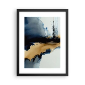 Plagát v čiernom ráme - Za závojom - 30x40 cm