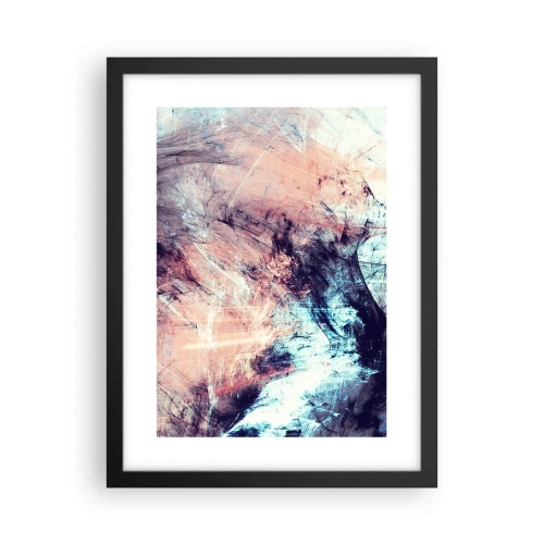 Plagát v čiernom ráme - Vnímaj vietor - 30x40 cm