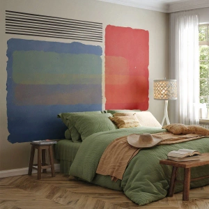 Fototapeta Standard Eco - Duch a písmeno geometrie - Abstrakcia, Kus, Moderné umenie. - 200x140 cm