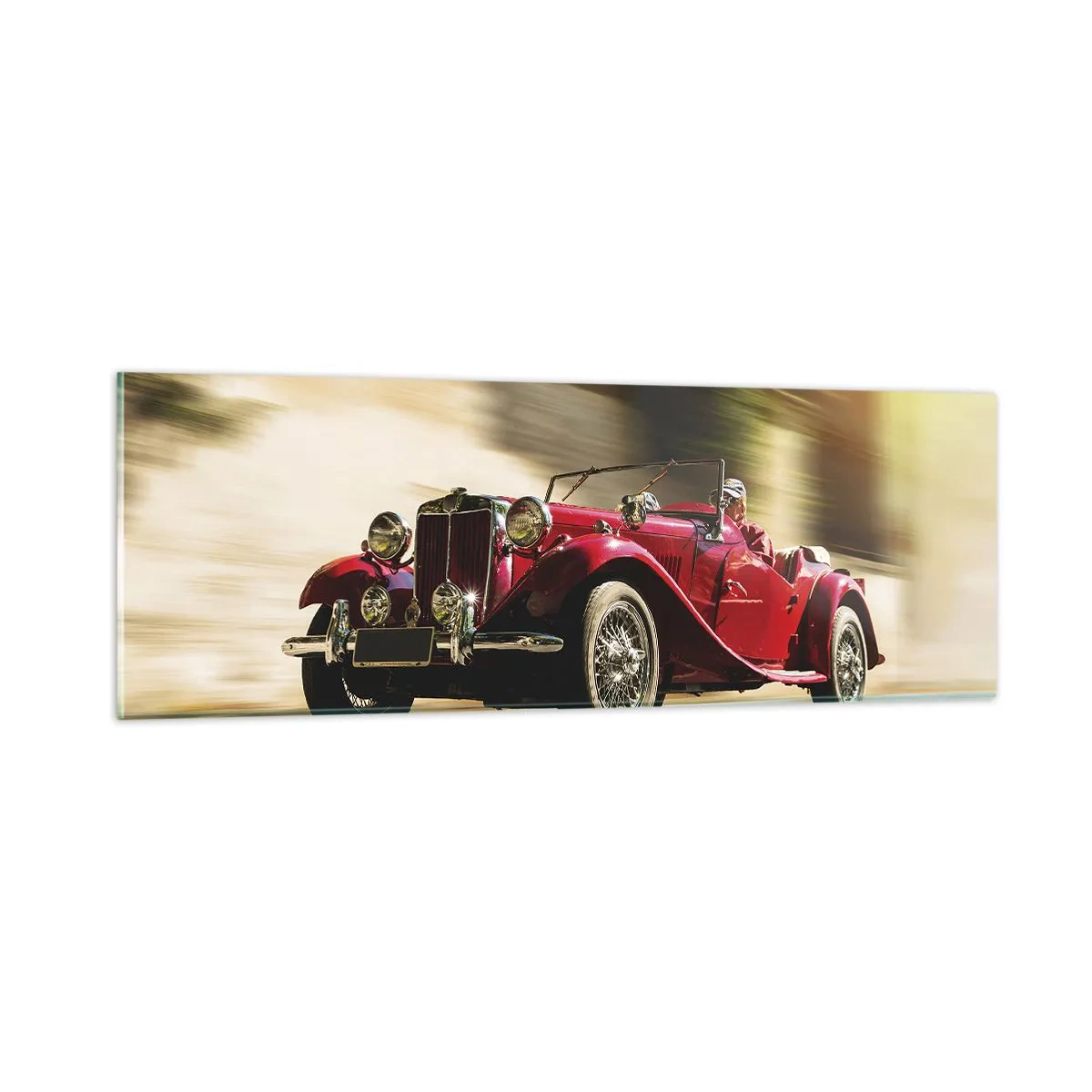 Obraz na skle - Krajšia ako Níke Samotrácka - 90x30 cm