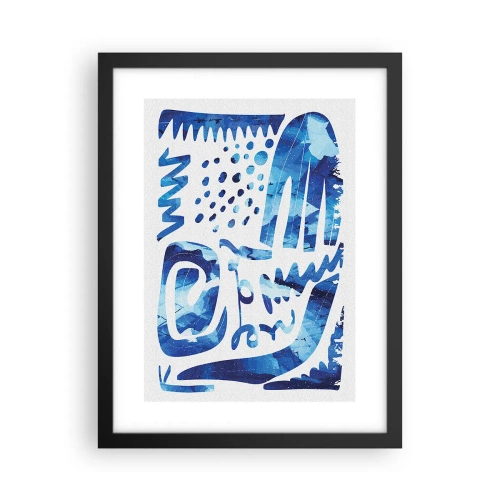 Plagát v čiernom ráme - Späť ku koreňom - 30x40 cm