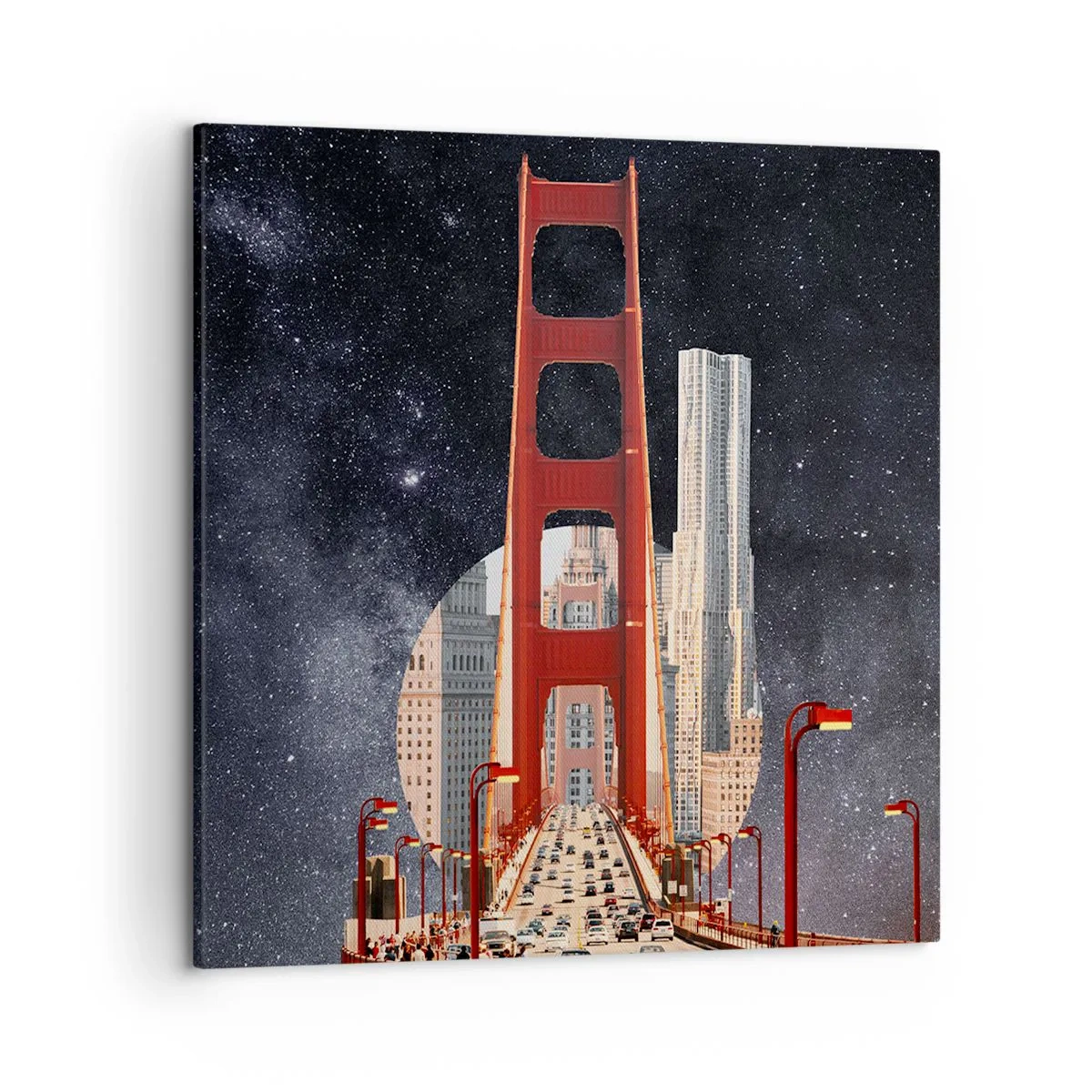 Obraz na plátne - Vždy v centre - 50x50 cm