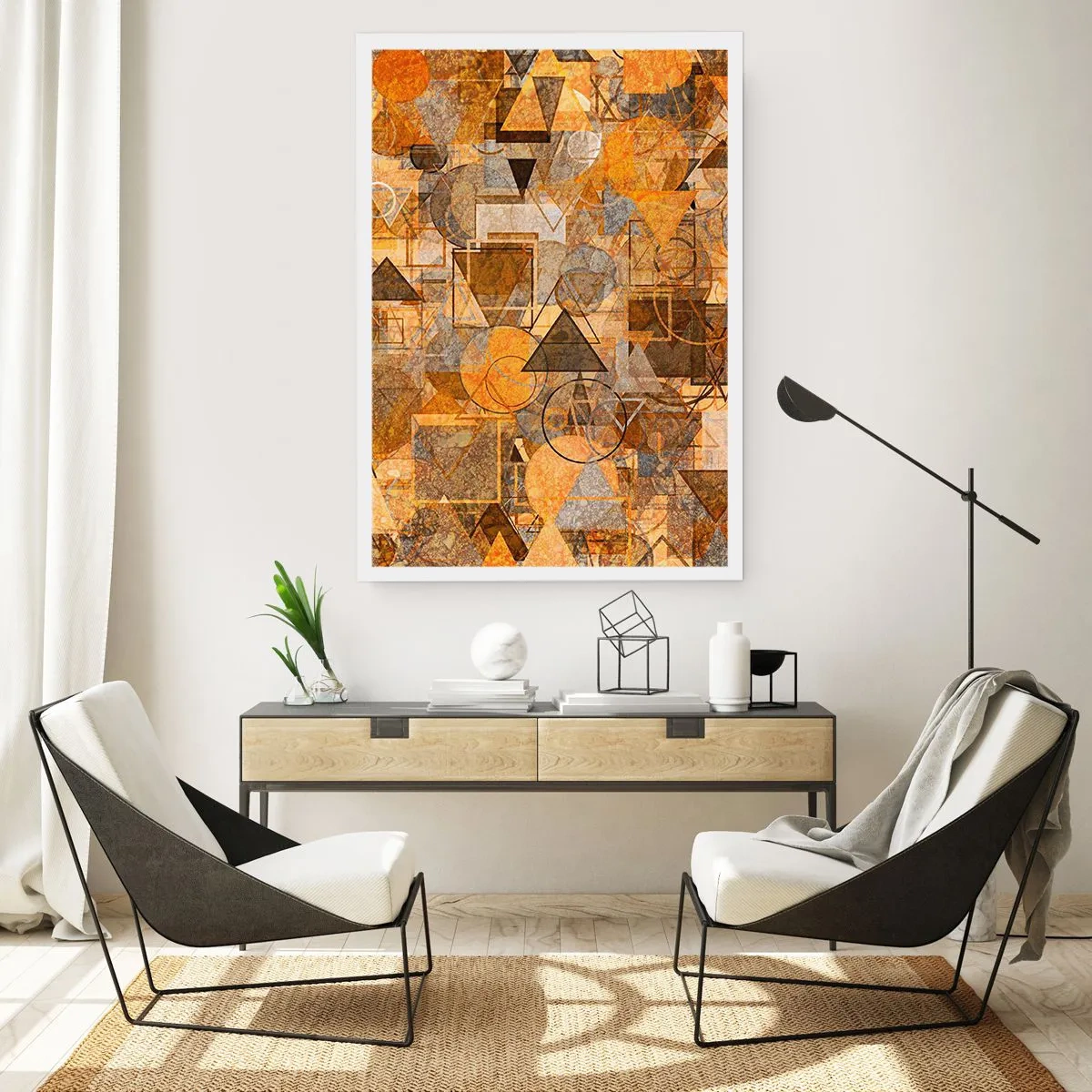 Plagát - Svet zachytený do tvaru - 50x70 cm