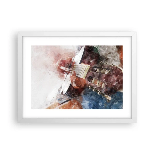 Plagát v bielom ráme - Čo si o tom myslíš? - 40x30 cm