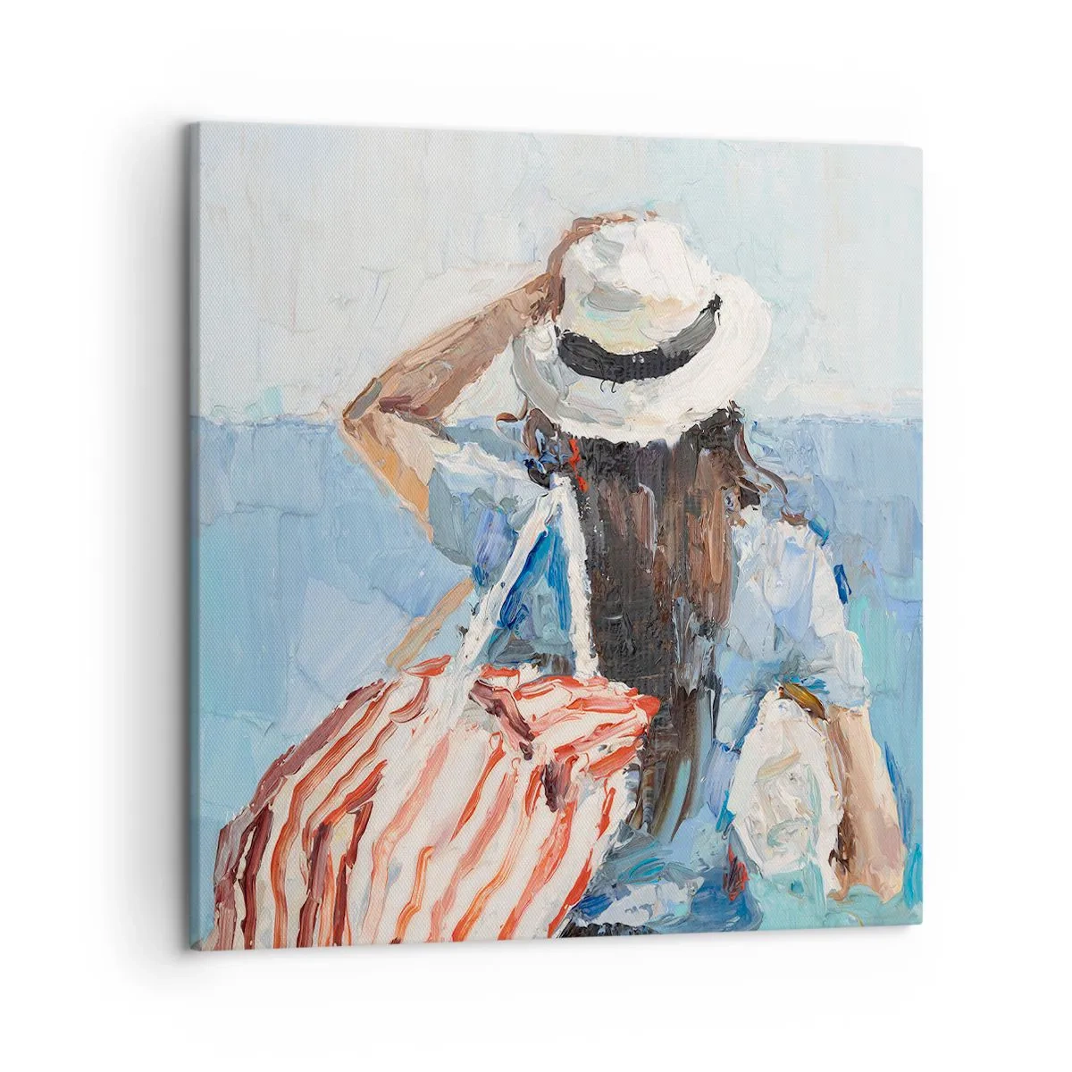 Obraz na plátne - Vitaj na dovolenke - 50x50 cm