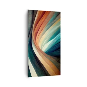 Obraz na plátne - Utkané z farieb - 65x120 cm