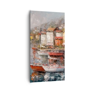 Obraz na plátne - Romantický prístav - 65x120 cm