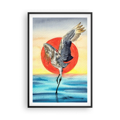Plagát v čiernom ráme - Je čas ísť späť - 61x91 cm