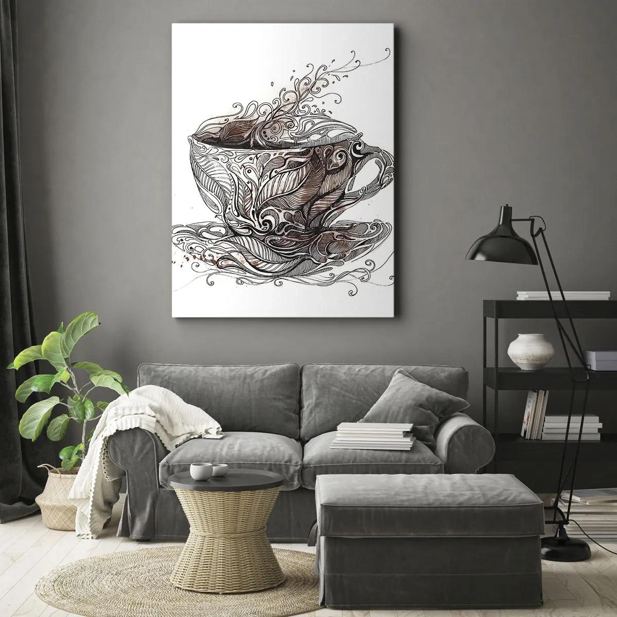 Obraz na plátne - Čaj dobrý na všetko - 70x100 cm