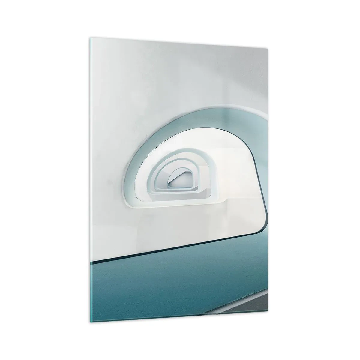 Obraz na skle - Na dno modrej - 50x70 cm