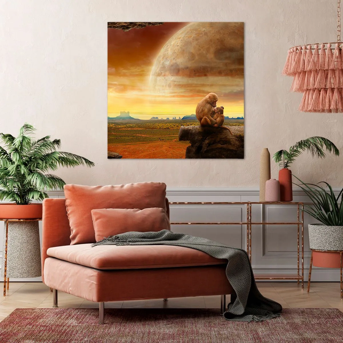 Obraz na plátne - Láska je všade rovnaká - 70x70 cm