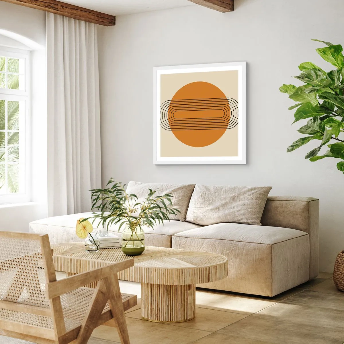 Plagát v bielom ráme - Dokonalý plán - 30x30 cm