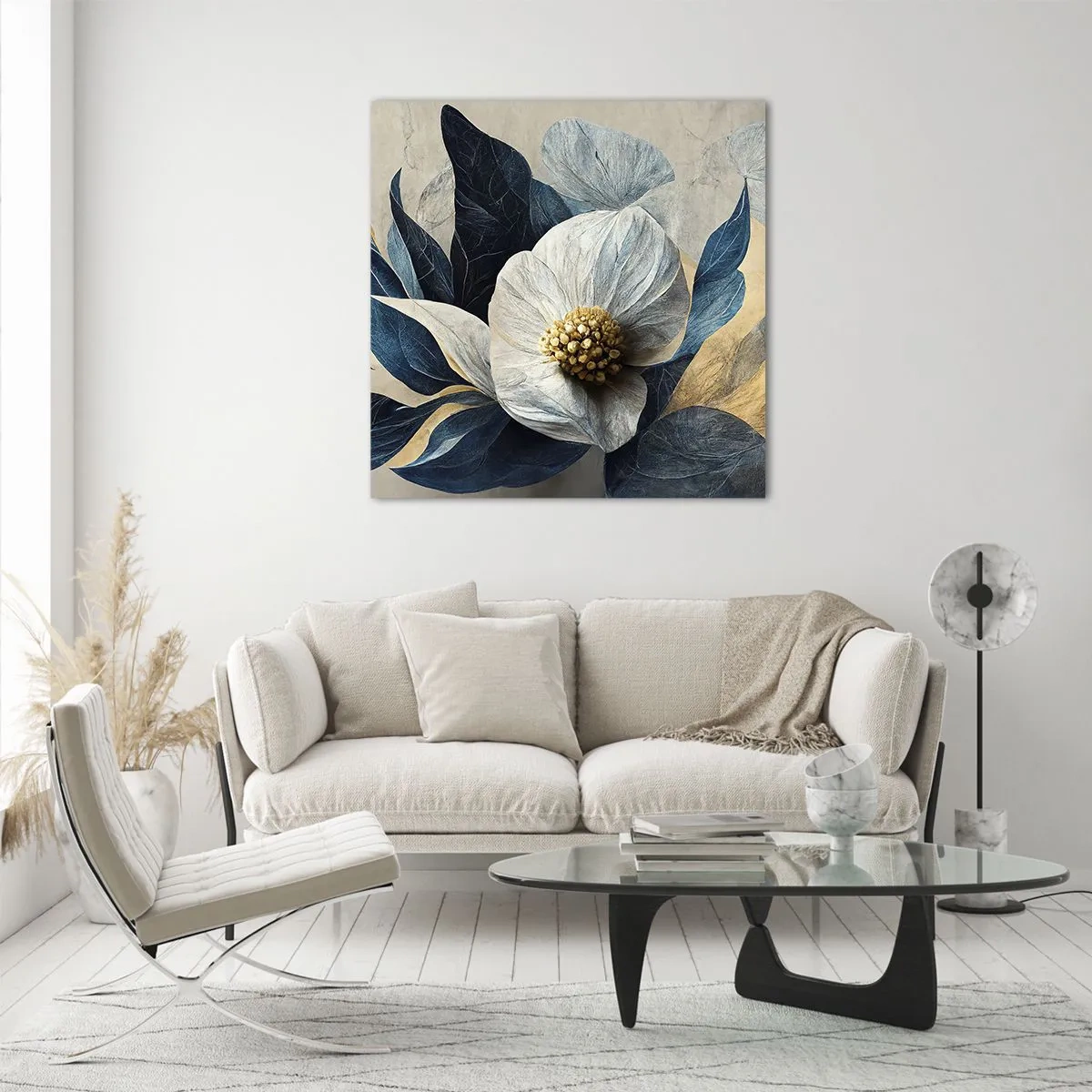 Obraz na skle - Má zlaté srdce - 60x60 cm