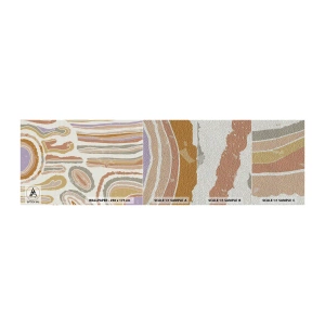 Vzorka fototapety Premium Sand - Farebné prierezy - Pastel, Boho, Minimalistický - 100x30 cm
