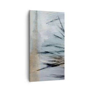 Obraz na plátne - Zimné polia - 55x100 cm