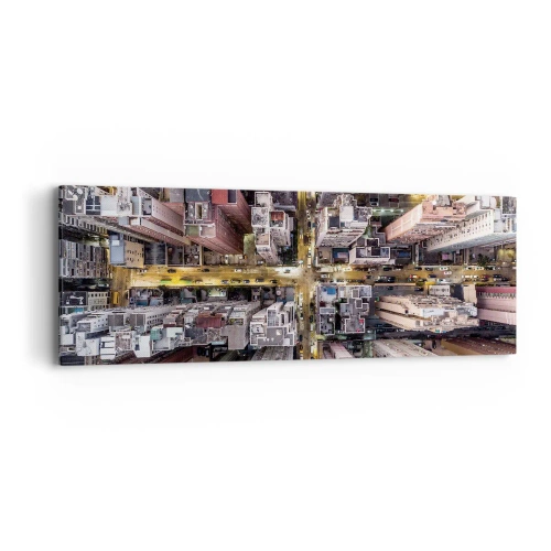 Obraz na plátne - Pozdrav z Hongkongu - 90x30 cm