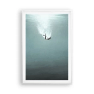 Plagát v bielom ráme - V objatí oceánu - 61x91 cm