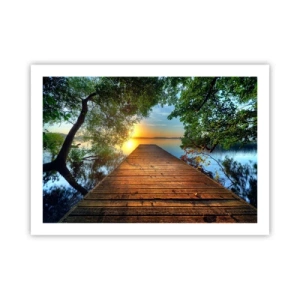 Plagát - Neponáhľaj sa, posaď sa - 70x50 cm