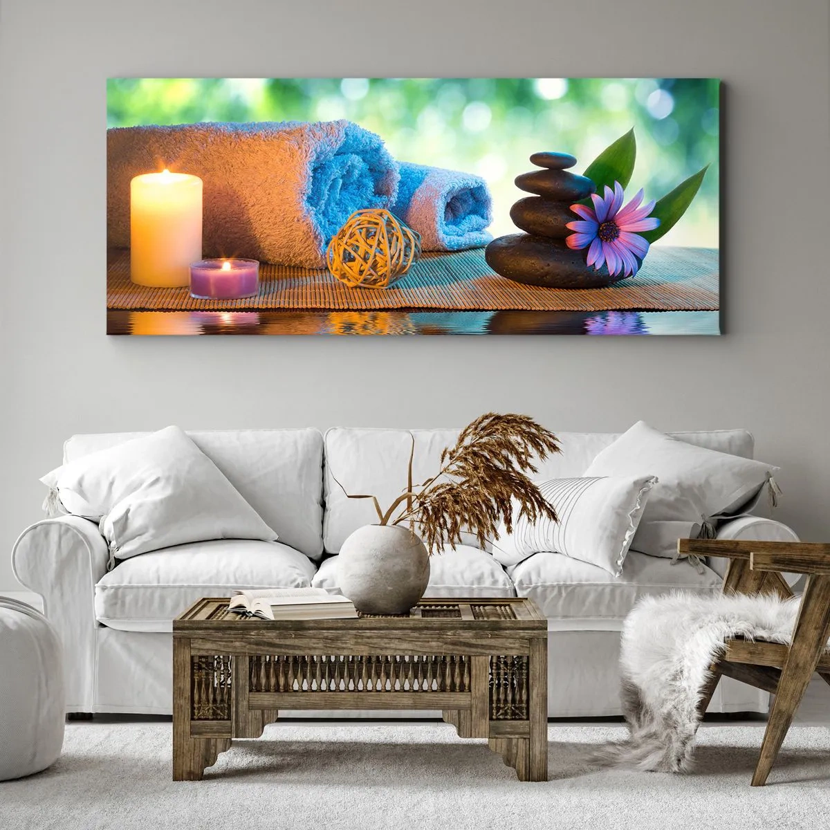 Obraz na plátne - Čas pre telo - 140x50 cm