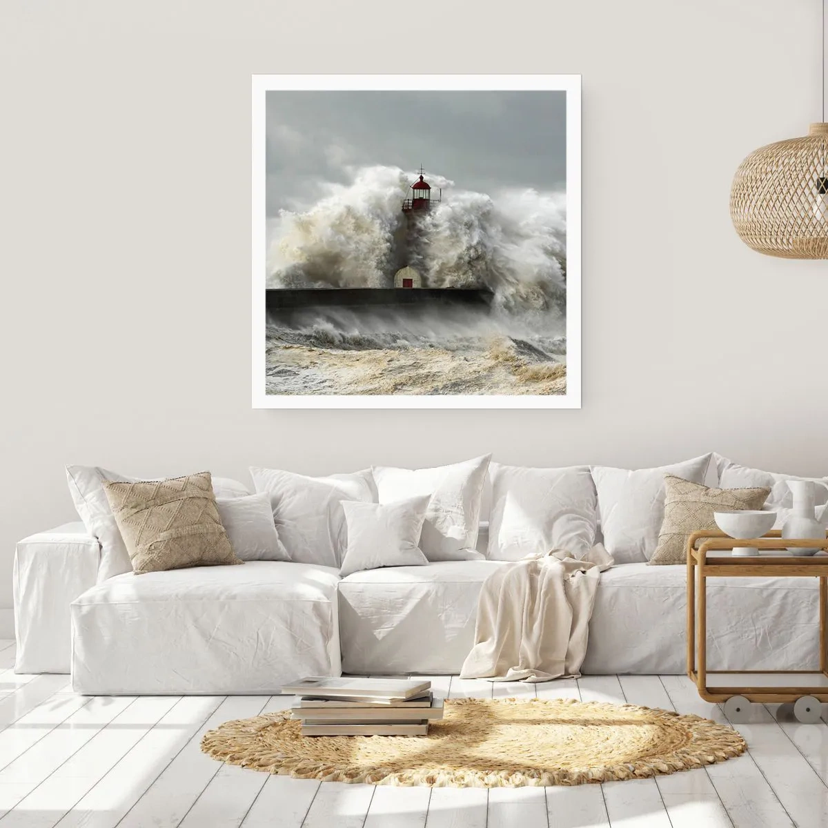 Plagát - Hnev oceánu - 60x60 cm