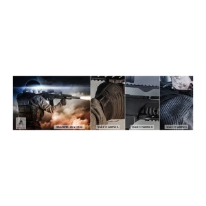 Vzorka fototapety Premium Sand - Proste hrdina - Vojenské, Zbraň, Vojak - 100x30 cm