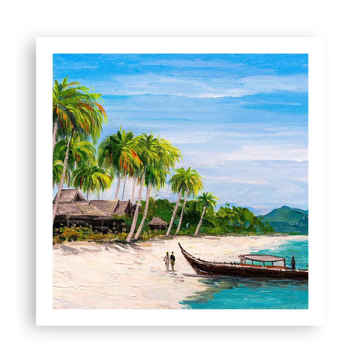 Plagát - Exotický sen - 60x60 cm
