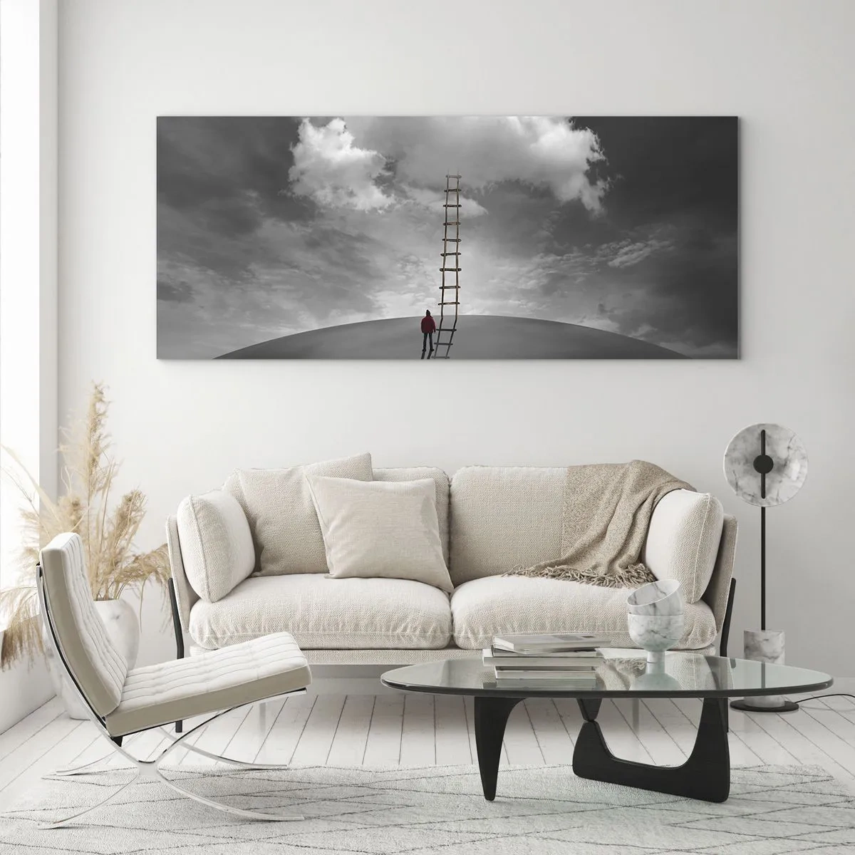 Obraz na skle - Všetko je možné - 160x50 cm