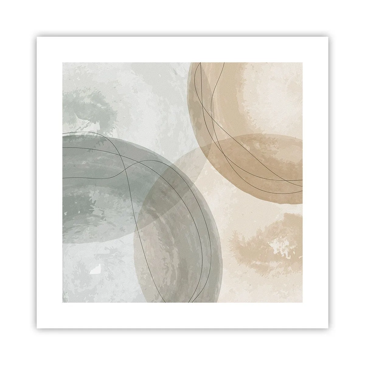 Plagát - Prenikanie svetov - 40x40 cm