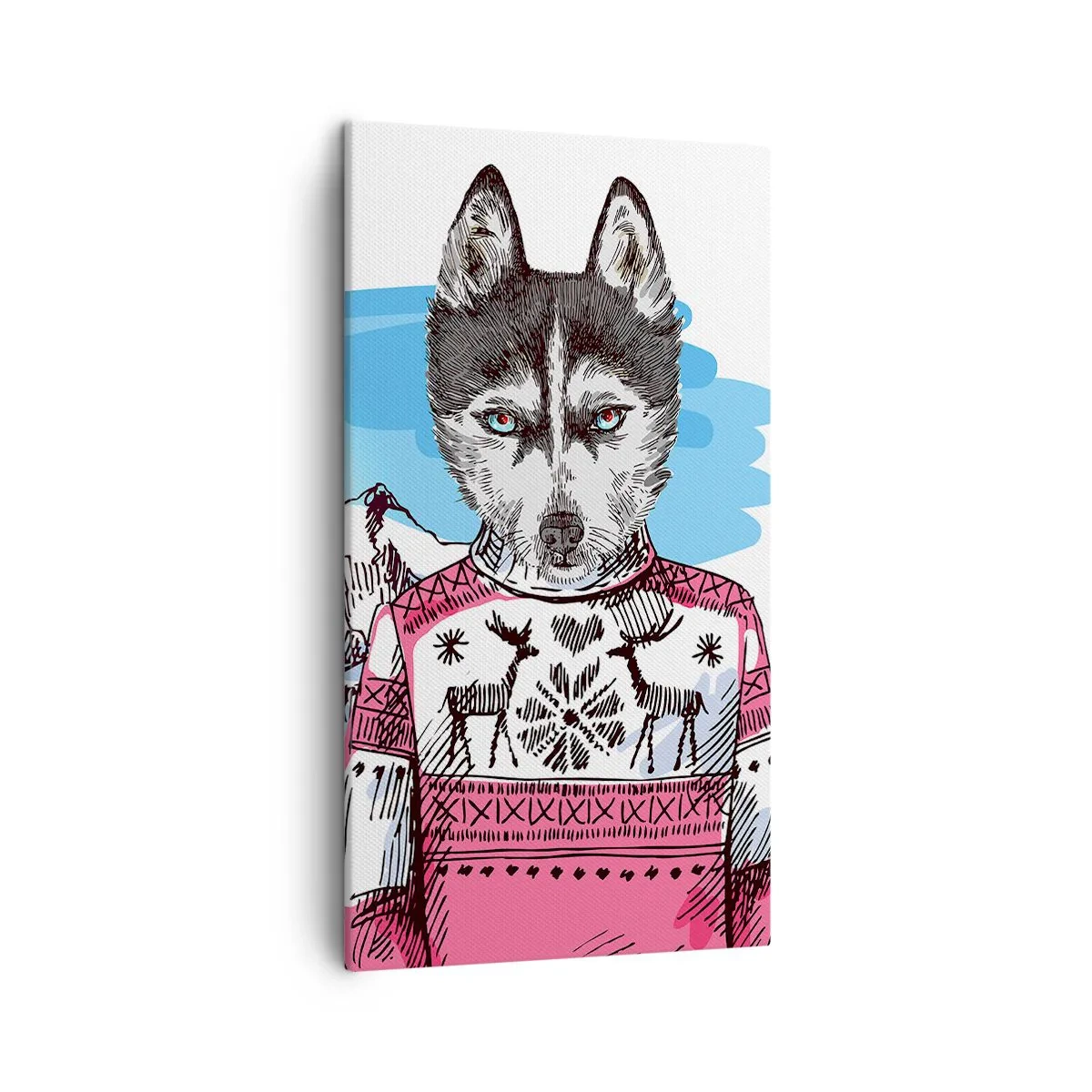 Obraz na plátne - Vlk v ovčom rúne - 45x80 cm