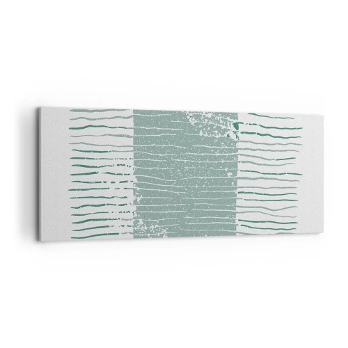 Obraz na plátne - Morská abstrakcia - 100x40 cm