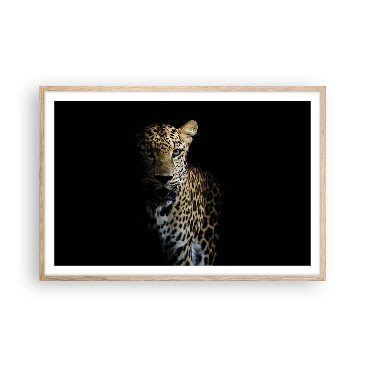 Plagát v ráme zo svetlého duba - Temná krása - 91x61 cm