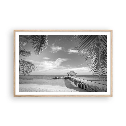 Plagát v ráme zo svetlého duba - Spomienka alebo sen? - 91x61 cm