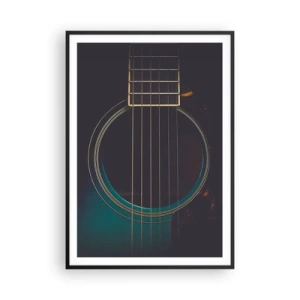 Plagát v čiernom ráme - Okamih, než to zaznie - 70x100 cm