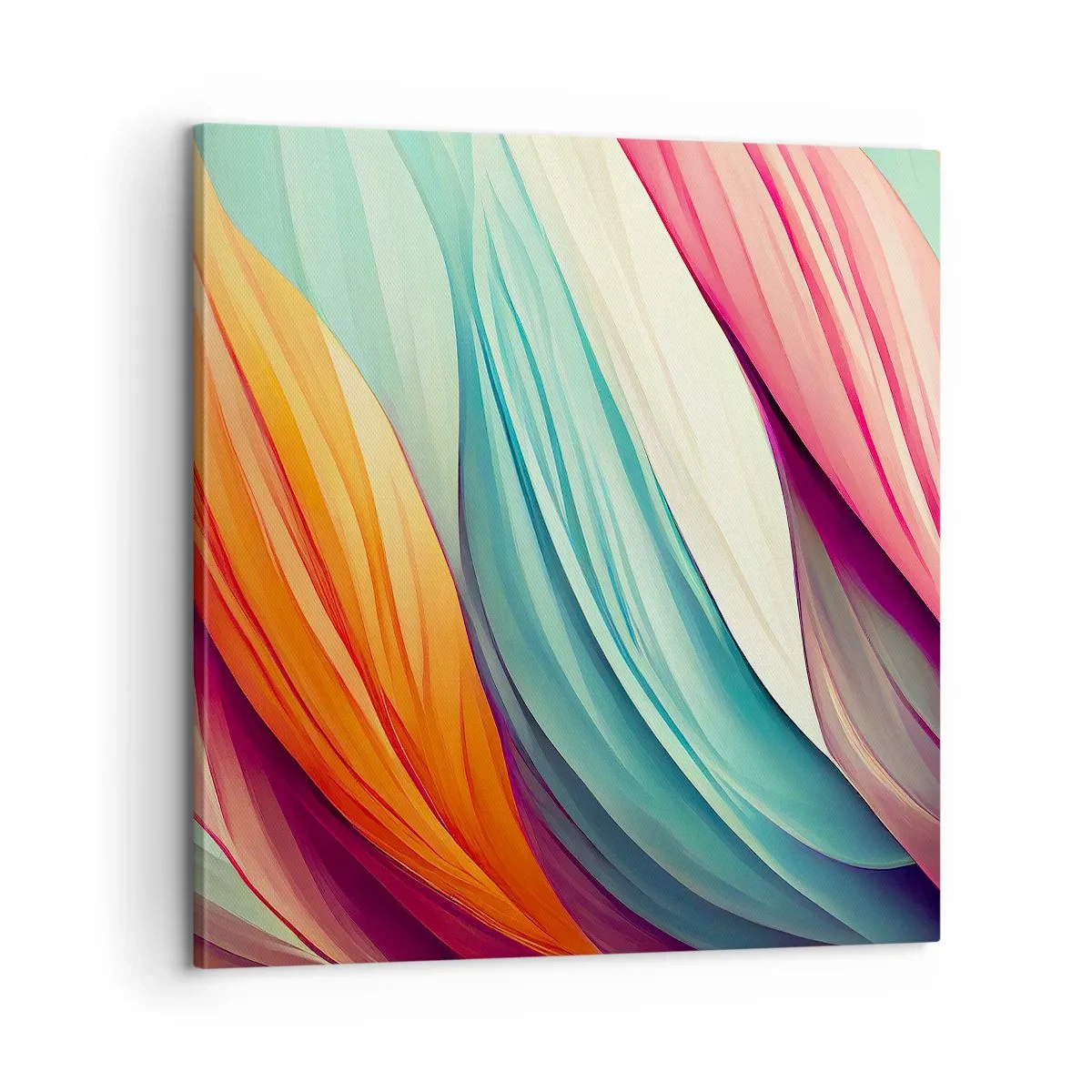 Obraz na plátne - Dúhový uzol - 60x60 cm