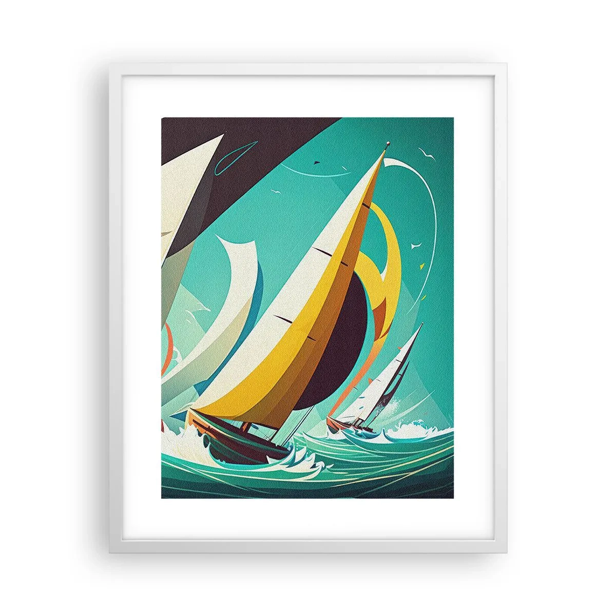 Plagát v bielom ráme - Ako vychádzať so živlami - 40x50 cm