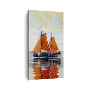 Obraz na plátne - Pluj, námorník… - 45x80 cm