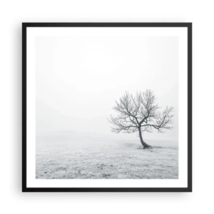 Plagát v čiernom ráme - Proti ničote - 60x60 cm