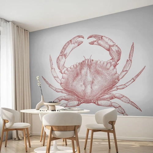 Fototapeta Premium Sand - Krab nad kraby - Krab, Morské plody, Mäkkýše - 300x210 cm