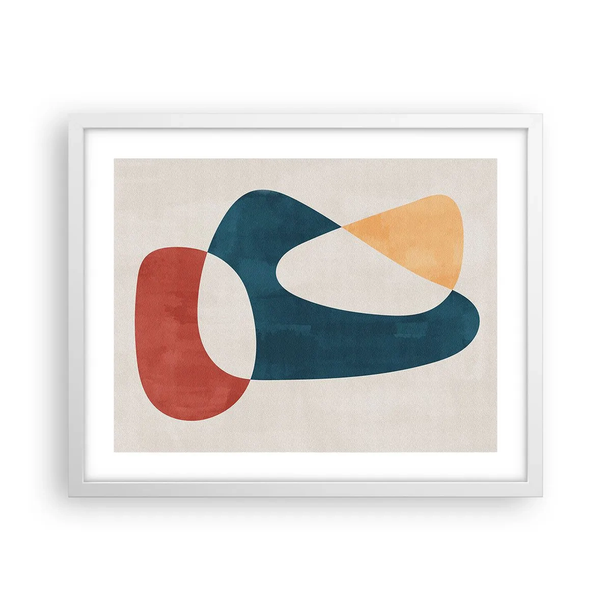 Plagát v bielom ráme - Vplyvy a metamorfózy - 50x40 cm