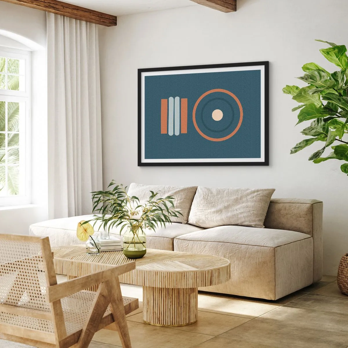 Plagát v čiernom ráme - Podstata vecí - 100x70 cm