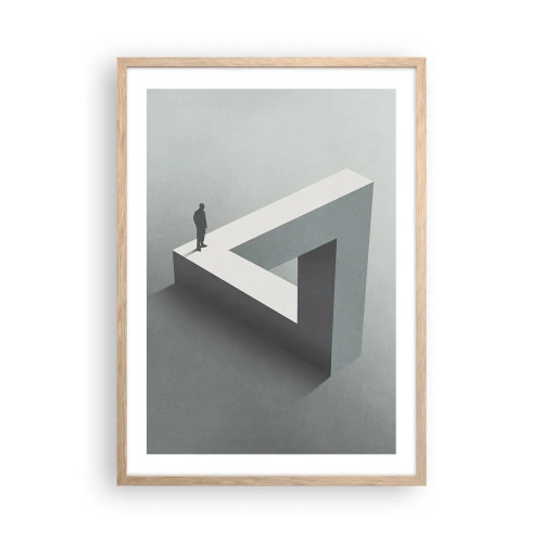 Plagát v ráme zo svetlého duba - A predsa je to možné - 50x70 cm