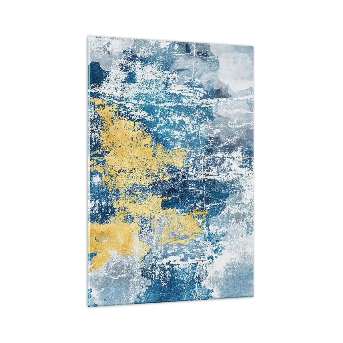 Obraz na skle - Abstrakcia s dobrou náladou - 70x100 cm