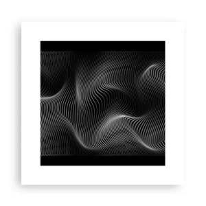 Plagát - Tanec svetla v priestore - 30x30 cm