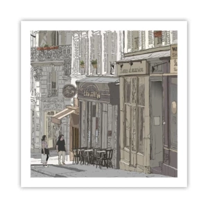 Plagát - Mestské radosti - 60x60 cm