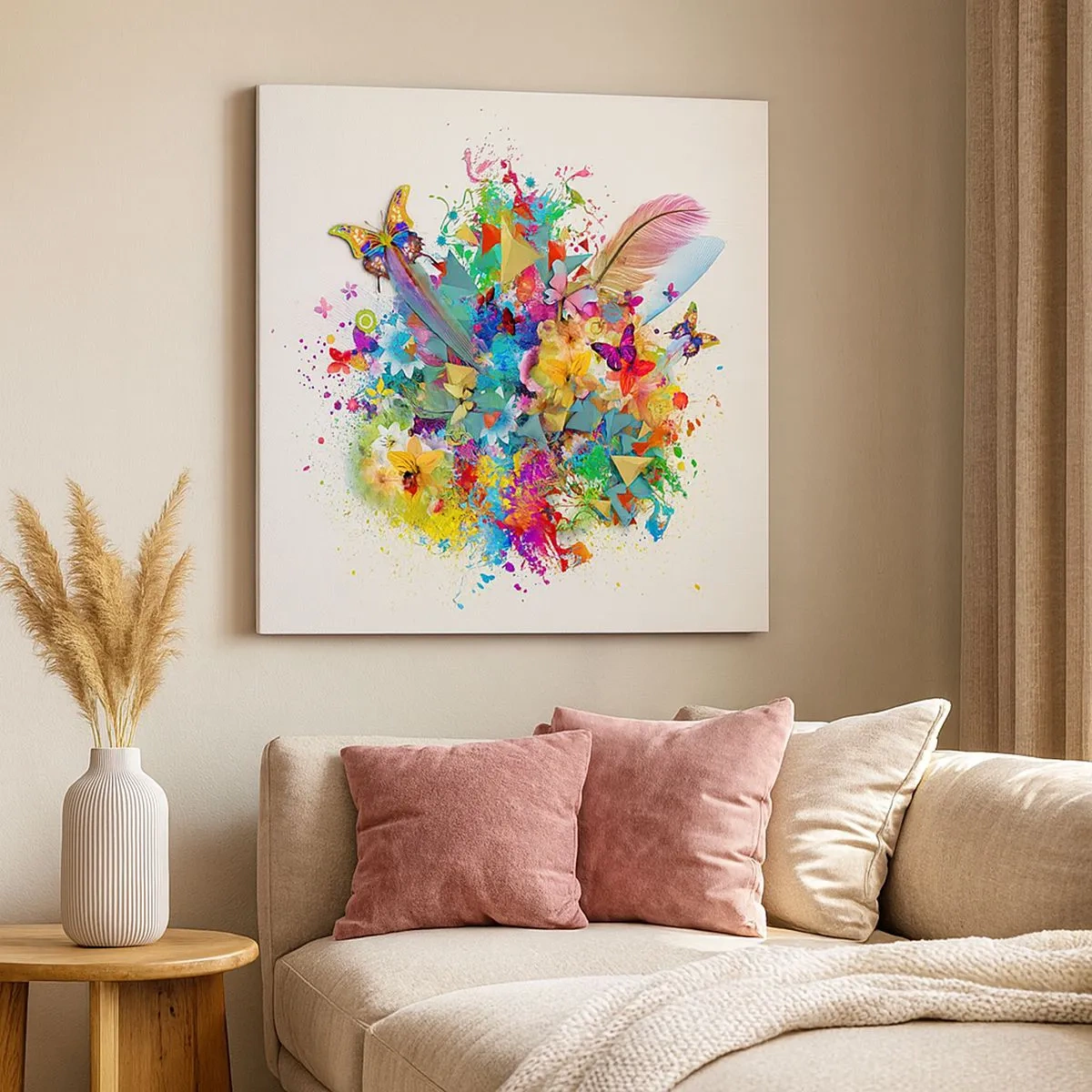 Obraz na plátne - Kytica radosti - 30x30 cm