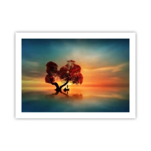 Plagát - Voda a ticho vesmíru - 70x50 cm