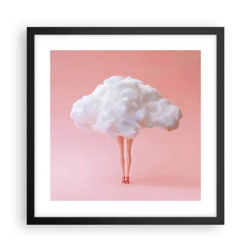 Plagát v čiernom ráme - Sladký sľub - 40x40 cm