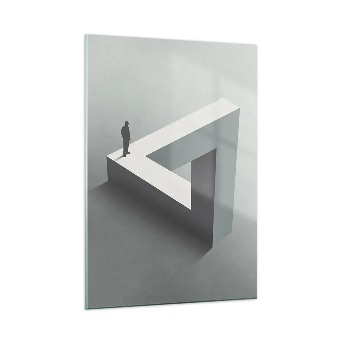 Obraz na skle - A predsa je to možné - 50x70 cm